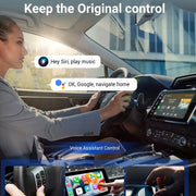 OTTOMOTION Android Ai Box Wireless CarPlay Adapter Android Auto Built in Youtube Netflix Spotify IPTV for Car with Wired Carplay